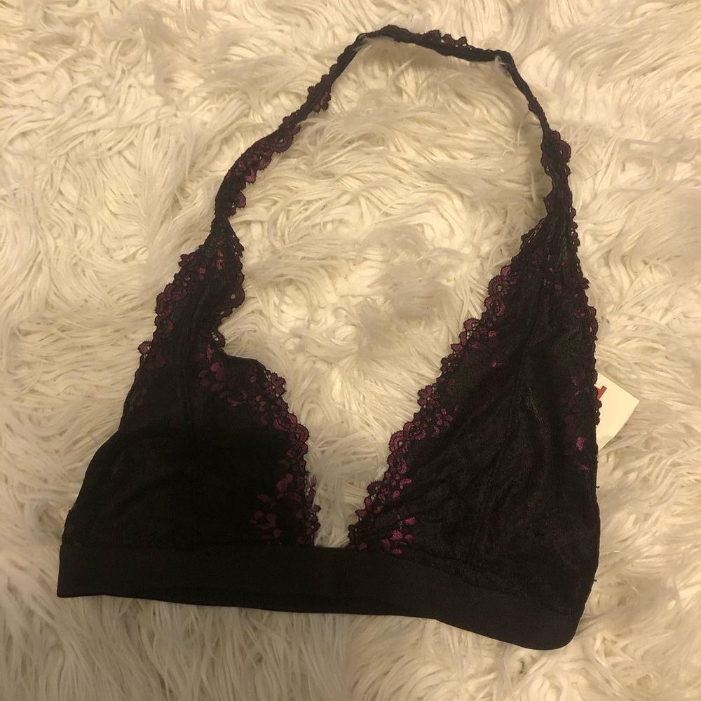 NWT intimately free people lace halter Bralette size small